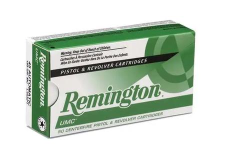 Remington UMC 45 ACP 230gr FMJ 500rd Case