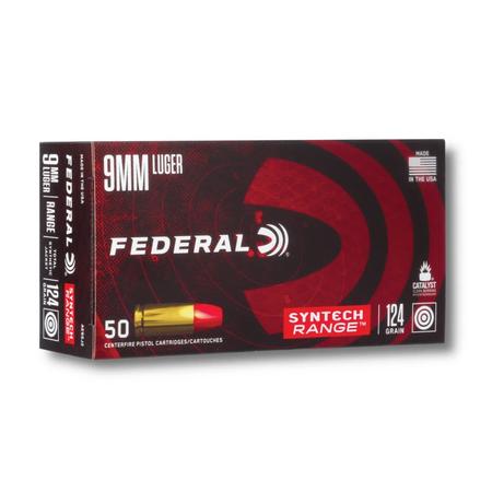 Federal American Eagle 124gr Syntech Range 500rd Case