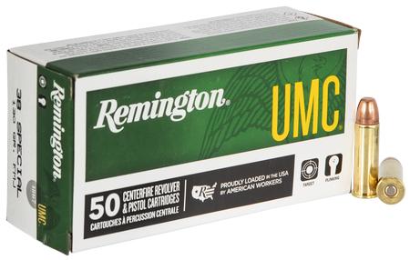 Remington UMC 38 Special 130gr FMJ 500rd Case